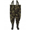 Avid Carp Prsačky Distortion Camo Chest Waders