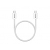 Canyon CCMG60AB15 magnetický opletený kábel USB-C to USB-C PD 1m biely CND-CCMG60AB15W - Datový a nabíjací kábel USB-C 60W