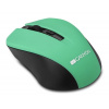 Canyon CNE-CMSW1GR, Wireless optická myš USB, 800/1000/1200 dpi, zeleno-čierna