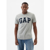 GAP Tričko s logom Everyday Soft Sivá M