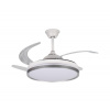 | Kanlux 46372 - LED stmievateľné svietidlo s ventilátorom PLAVE LED/36W/230V CCT strieborné/biele + DO | 46372