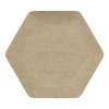 Čalúnený obkladový panel Riwiera - hexagon, béžová