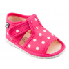 Papuče RAK ružová bodka Veľkosť: 22