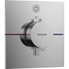 HANSGROHE ShowerSelect Comfort E termostat pod omietku pre 1 spotrebič, chróm, 15571000