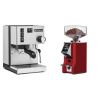 Rancilio Silvia BC + Eureka Mignon Specialita Smart, CR ferrari red