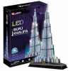 CubicFun 3D Puzzle Burdž Chalífa LED 136 ks