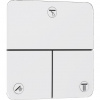Hansgrohe Trojcestný skrytý splachovací ventil ShowerSelect Comfort Q, matná biela 15587700