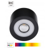 Přisazené LED bodové svítidlo RGBCCT | DC24V | 8W | Ø86mm | kruhové | černé |