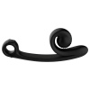 Snail Vibe Curve - 2v1 klitorisový stimulátor a vibrátor (čierny)