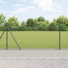 zahrada-XL Plot s stĺpmi Sivá 1 x 10 m Oceľ 3352519