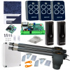 Genius G-bat 300 FAAC 414 pohon krídlových brán 280 W 230 V (Sada pohonov pre krídlovú bránu GENIUS G-Bat 300 3x STOPKY DIAĽKOVÉ)