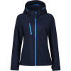 Regatta Professional Bunda s kapucí Venturer TRA 702, softshellová, dámská COT36A702zs22f-navy/french XL Navy/modrá french