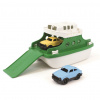 Green Toys Trajekt s autami zeleno - biely s dvoma autíčkami
