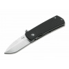 Vega Böker Plus 01BO361 Shamsher automatický nôž 5 cm, čierna, G10, nylonové puzdro
