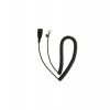 Jabra QD-RJ10, 0,5-2m, coiled - Cisco (8800-01-37)