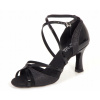 Dámske tanečné topánky Botan BL-49 čierne, 6,5 cm podpätok Flare, Veľkosť: 40