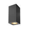 SLV BIG THEOWALL venkovní nástěnné svítidlo 17,5W + 6,2W LED 3000K Flood up/Beam down antracit 234515