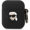 Karl Lagerfeld Apple AirPods 2/1 cover Silicone Karl Head 3D KLA2RUNIKK