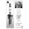 zapaľovacia sviečka AR12YS Silver series, BRISK - Česká republika M231-007