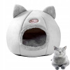 Domček pre mačku Zwierzopasja sivý okrúhly 37 cm x 37 cm x 33 cm