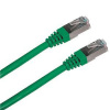 Prepojovací kábel FTP Cat5e 2 m, zelený - Kábel RJ-45 Cat5e FTP 2m