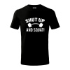 Shut up and squat - Tričko detské bavlnené - 158 cm/12 rokov ( Čierna )