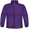 B&C Větrovka bez podšívky, dětská COT01095035063-purple Purpurová 7-8