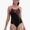 SPEEDO MEDLEY LOGO MDLT JF BLACK/PINK 13-14