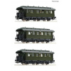 Roco Sada 3 ks osobných vagónov PKP 6200059