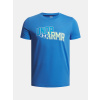 Under Armour Chlapčenské tričko UA OVERLAY WM SS-BLU Modrá YLG