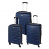 Xqmax Kufor cestovný na kolieskach sada 3ks - modrá