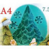 Silikónová forma stromček a vločky - Galias Moulds