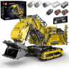 Diaľkovo ovládaný pásový rýpadlo mould king 17070 4767 dielov TECHNIC