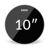 Evans Hydraulic Tom Black Priemer blany: 10