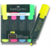 Zvýrazňovač Faber-Castell Textliner 1548 súprava 4 farieb