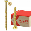 6x120 tesárske skrutky do dreva, kužeľové Torx, KLIMAS, KMWHT, 100 ks