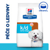 Hill’s Prescription Diet k/d Early Stage Starostlivosť o obličky granule pre psov 12 kg