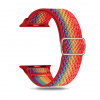 eses Nastaviteľný nylónový elastický loop remienok pre Apple Watch 42 mm/44 mm/45 mm/46 mm/49 mm Farba: edícia Pride