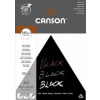 Canson Black Skicák 240 g/m², 20 listov, čierny rozmer A3
