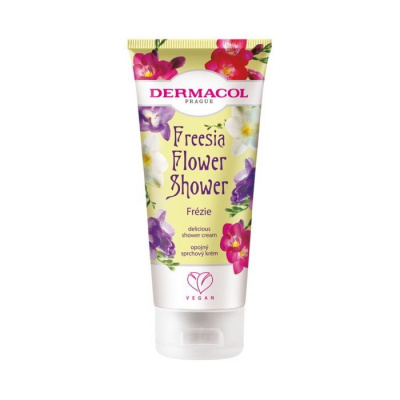 Dermacol Flower Cream, sprchový krém frézia 200 ml