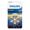PHILIPS Zinc Air ZA312 batérie do načúvacích prístrojov 1,4V hnedá, 1x6 ks