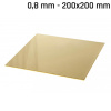 Mosadz plech 200x200x0,8mm
