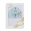INTERBABY Osuška froté TEEPEE Varianta: BIELO/ZELENÁ