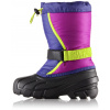 Sorel Youth Flurry Detská outdoorová Obuv Farba: Grape Juice Bright Plum, Veľkosť: 35 1638081484
