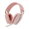 Logitech Zone Vibe 100 Slúchadlá s mikrofónom Bezdrôtový Pres hlavu Hovor / hudba Bluetooth Ružová (981-001224)