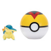 Jazwares Pokémon Clip'n'Go Poké Balls Cyndaquil & Level Ball