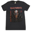 Tričko Iron Maiden - Senjutsu Back Cover Vertical Logo Modrá XL