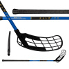 Salming Novalite Quest1 27 Black/Blue florbalka - 100 (111) cm, Pravá ruka dole