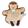 Plyšový ježko na bábkové divadlo Hedgehog Hand Puppet Unicef Collection Doudou et Compagnie v darčekovom balení hnedý 25 cm od 0 mes DC3989