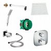 Hansgrohe logis ecostat e ibox + Square + 20 deszc (Hansgrohe logis ecostat e ibox + Square + 20 deszc)